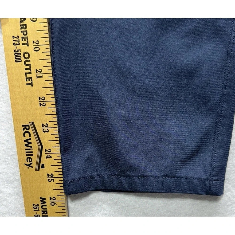 Vuori Pants Men 32 Short Slim Ink Navy Meta Ankle Stretch Comfort Office Outdoor